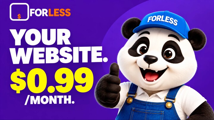 Website Builder for Small Businesses | Only $5.99/Year | FORLESS