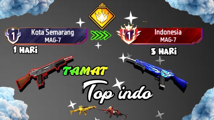 Push Title weapon Glory Br_Ranked Mag 7  Dari Tanpa Title Sampai Top Indonesia