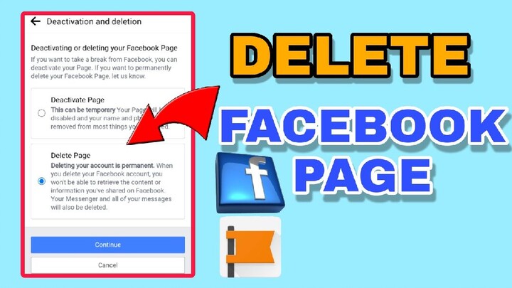 PAANO MAG DELETE NG FACEBOOK PAGE NEW UPDATE | JOVTV