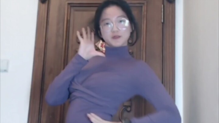 Tang Yuanyuan live dancing screen recording (Green Apple)