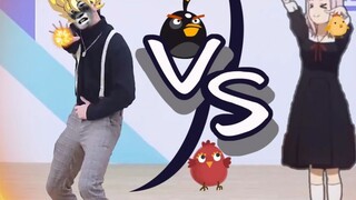 Pertarungan ayam lintas dimensi Cai Xukun VS Fujiwara Chika!
