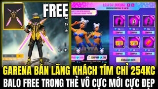 OB35 Garena Bán Đồ Lãng Khách Tím 254KC Cực Rẻ, Cập Nhật Quà Balo Free Trong Thẻ Vô Cực |Free Fire