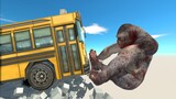 School Bus vs All Units - Animal Revolt Battle Simulator