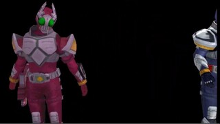 (MMD) Kamen Rider Blade and Garren Bad Apple