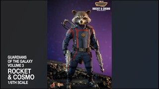 Guardians of the Galaxy Vol. 3 Rocket & Cosmo HotToys action figure reveal!