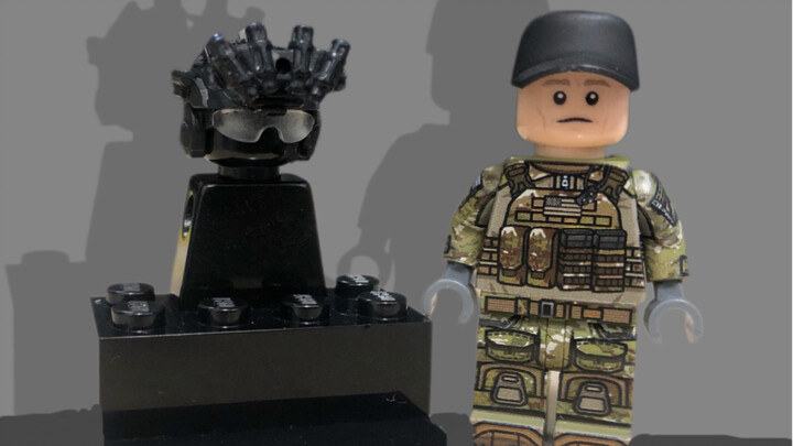 A tactical modification of an ordinary domestic helmet