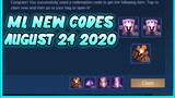 ML New Codes/August 24 2020