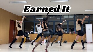 高校美美五十度灰Earned It高级感线条heels课堂！米死谁了！cola编舞——东南大学Evolution街舞社