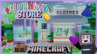 ✓ Minecraft Cute CLOTHES STORE 👗 👚 | The girl miner ⛏️