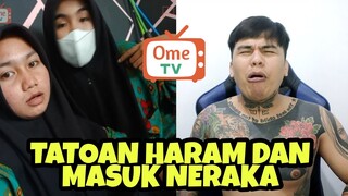 Orang bertato masuk neraka dan di siksa , sereemmmmm || Prank Ome TV