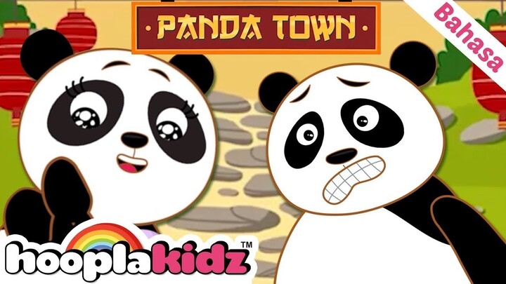 Lagu Keluarga Jari | Lagu Panda | Lagu Anak Anak | HooplaKidz Bahasa Indonesia