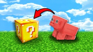 بمجرد قتل الكائنات الحية، ستسقط مكعبات الحظ!