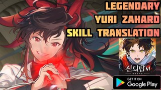 Tower of God Mobile - Legendary Yuri Ha Skills Translation & Gameplay!