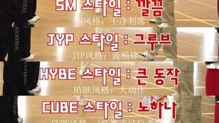 【中字】分别用 SM／JYP／HYBE／CUBE 的舞蹈风格跳 VIVACE 是什么样子呢【李珠贤】