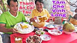 Thánh Ăn Cái Tàu và Tâm Chè ăn gà ủ muối và mâm cơm.Nói chuyện Thánh Ròm rời đi