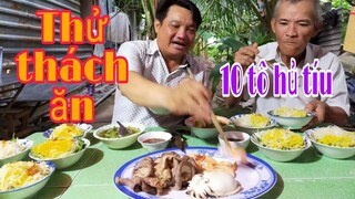 Tâm Chè và Thánh Ăn Trực ăn hết 10 tô hủ tíu mì lTâm Chè Vĩnh Long.