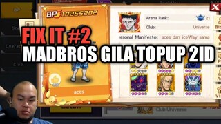 FIX IT #2 : MADBROS GILA 2 ID TOPUP SEMUA!! - ONE PUNCH MAN : The Strongest