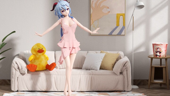 Genshin Impact /MMD-Gan Yu menunggumu di rumah.