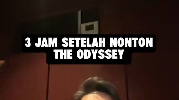 3 Jam didalam bioskop setelah nonton The Odyssey, dari Sutradara Christopher Nolan