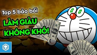 Top 5 Bảo Bối LÀM GIÀU CHỈ SAU 1 ĐÊM _ Doraemon _ Ten Anime