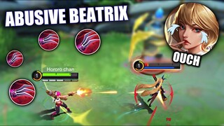 ABUSIVE BEATRIX GOES BRRRBRRR | MOBILE LEGENDS