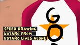 Speed Drawing Kotaro Lives Alone - Timelapse Medibang