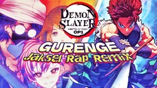 LiSA / "GURENGE" 😭 Jaksel Rap Remix By AUSHAV - Demon Slayer / Kimetsu no Yaiba OP 1 (Lyric Video)