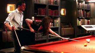 "Wanna Bet?" | Christian & Anastasia Pool Game Scene | Fifty Shades Darker | CLIP