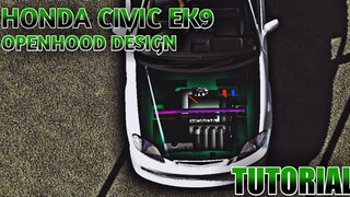 How to make an ek openhood| Car Parking Multiplayer