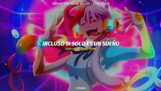 ONE PIECE FILM RED Insert Song Full || Where the Wind Blows - Ado || sub español