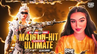 NEW ON-HIT EFFECT SILVER GURU M416 MAX 🔥|| MARTIAL GURU ULTIMATE SET SPIN  || PUBGM 🔥