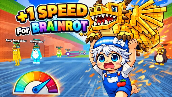 DICEGAT POLISI! +1 SPEED PRISON ESCAPE FOR BRAINROTS! - ROBLOX