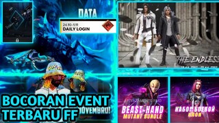 BOCORAN EVENT TERBARU FF,TOPI EMOTE,DM ROYALE FREE FIRE