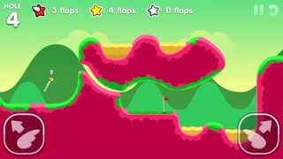 Flappy Golf 2 HAZARDBERRY HILLS HOLE 1-9 Superstar Walkthrough