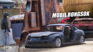 REBUILD BANGKAI MOBIL TOYOTA SUPRA TEBENGKALAI LANGKA DI GTA 5 ROLEPLAY !!!