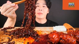 Mukbang đùi gà cay phần 6 #anngon