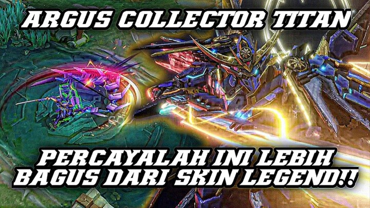Argus Collector Skin Terbagus di MLBB!!? Bahas Skin Argus Collector Titans Buat Yang Mau Ambil🔥