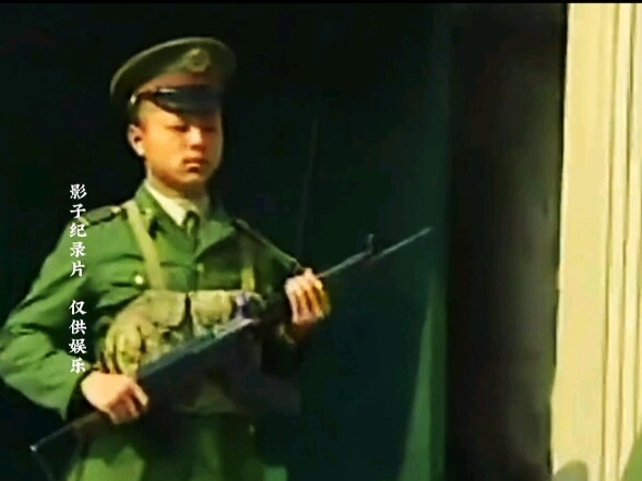 Soldiers Standing Guard, Guns and Bullets Separated