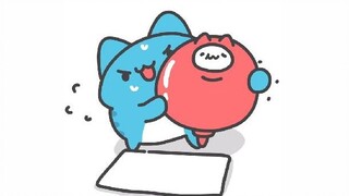 彩色笔猫虫与最爱的作品