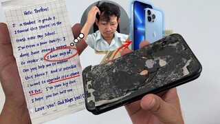 i Restore Destroyed iPhone XR And Turn it into an iPhone 13 Pro for my big fan