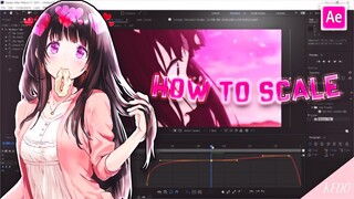 HOW TO DO SMOOTH SCALES/ZOOMS ON AFTER EFFECTS - AMV TUTORIAL (IN DEPTH)