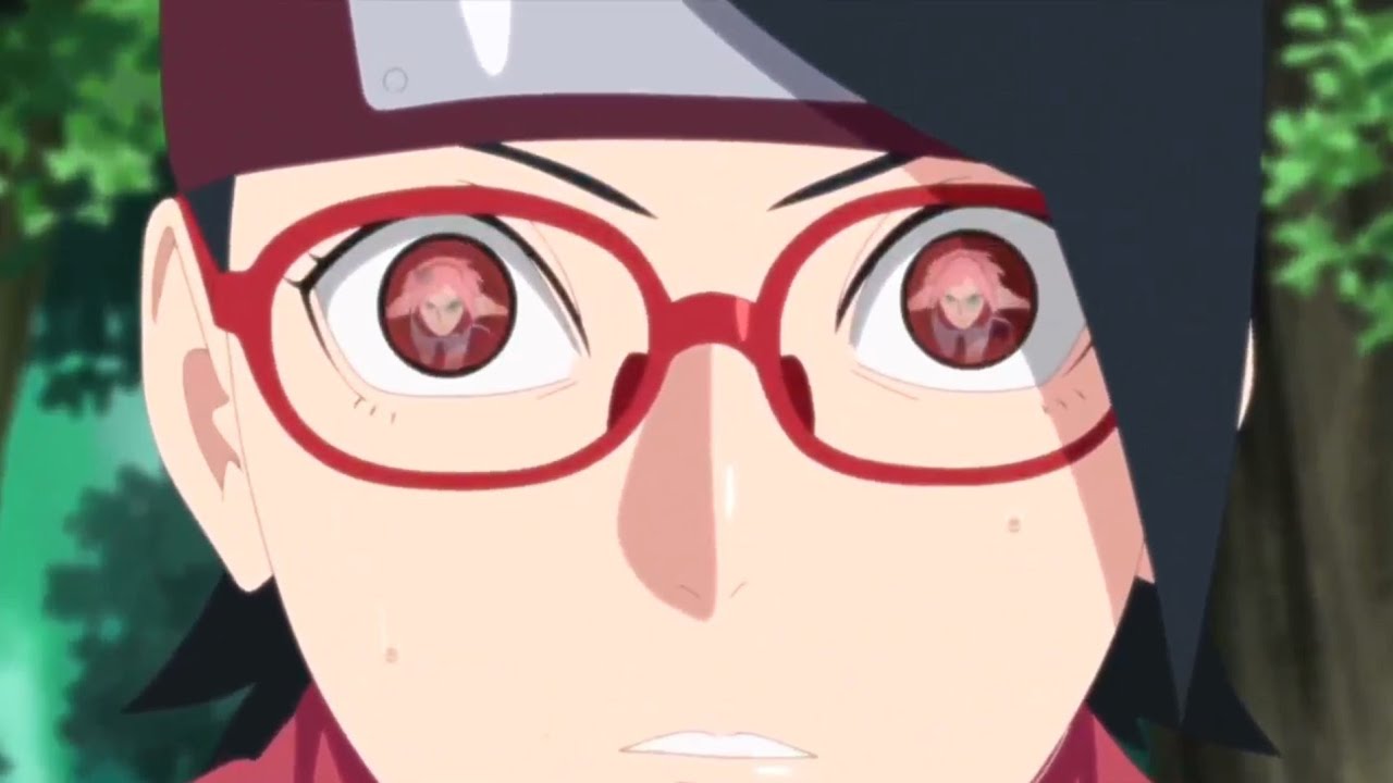 Sarada Copied Sakura S Move With Sharingan Boruto Naruto Next Generations Bilibili