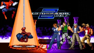 KOF MUGEN: Spiderman VS Team Resident Slug!!!