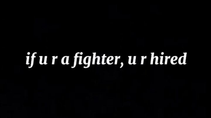 we looking for a fighter .. 💪💪💪