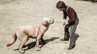 Jack Marston Playing With Rufus - RDR2 Beecher's Hope Event