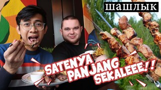 NEKAT! Mencoba Sate Jumbo di Restoran Mahal Rusia - MAHAL KAH BAGI MAHASISWA RUSIA?