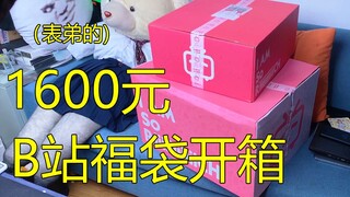 بما أن ابن عمي ليس في المنزل، اشتريت دفعة واحدة 1600 يوان من حقائب الحظ على موقع Bilibili! شعور ممتع