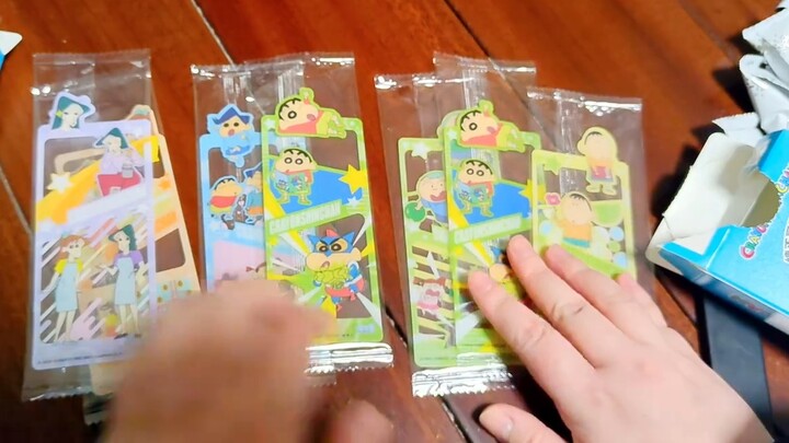 Crayon Shin-chan official peripherals｜Random blind box bookmarks｜Unboxing records and UP comments