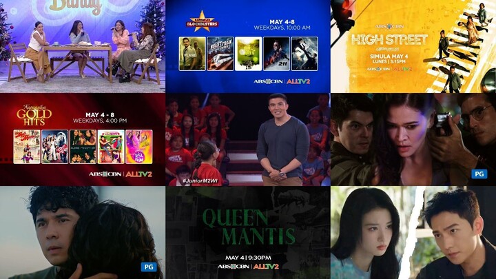 ABS-CBN sa ALLTV2 Commercial Break May 04, 2026 (Monday) (High Street & Queen Mantis)