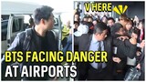BTS Moments At The Airport ( Funny, Cute, Humble, Dangerous, Protective)